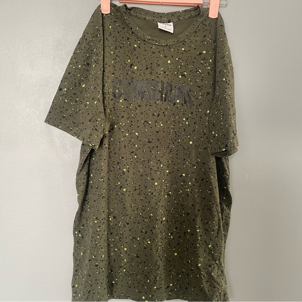 Gymshark Green Speckled Tee